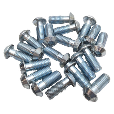 Used Lot of 20 Bosch Rexroth 8981021301 Central Bolt Screw, M12x30, Slot 10, 8mm Hex