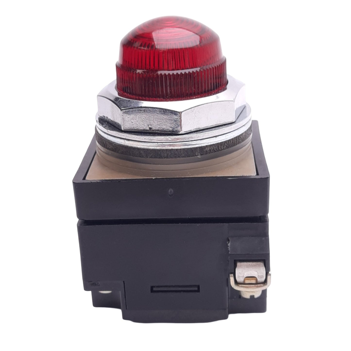 Used General Electric CR104PXG22 Red Indicator Pilot Light, ø30.5mm, 120VAC Lamp