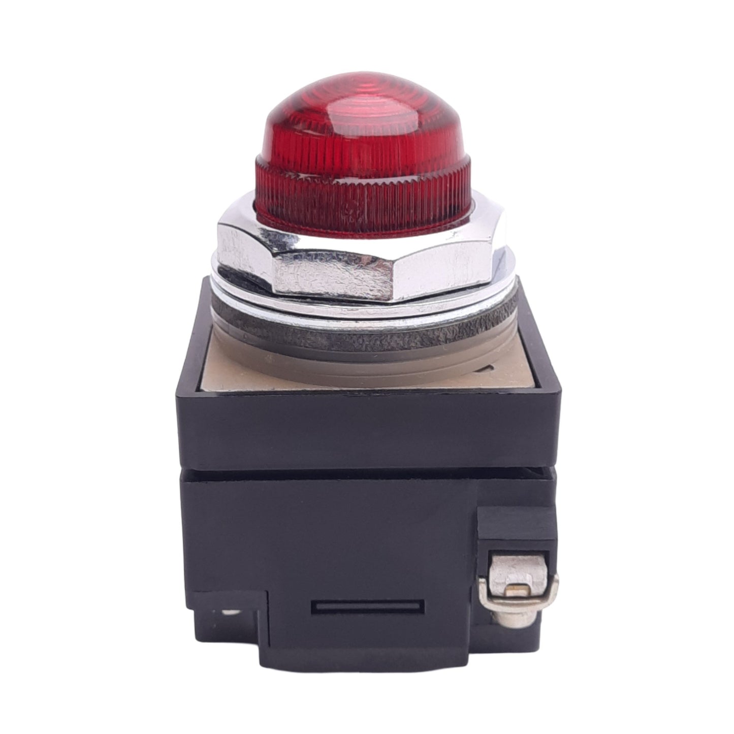 Used General Electric CR104PXG22 Red Indicator Pilot Light, ø30.5mm, 120VAC Lamp