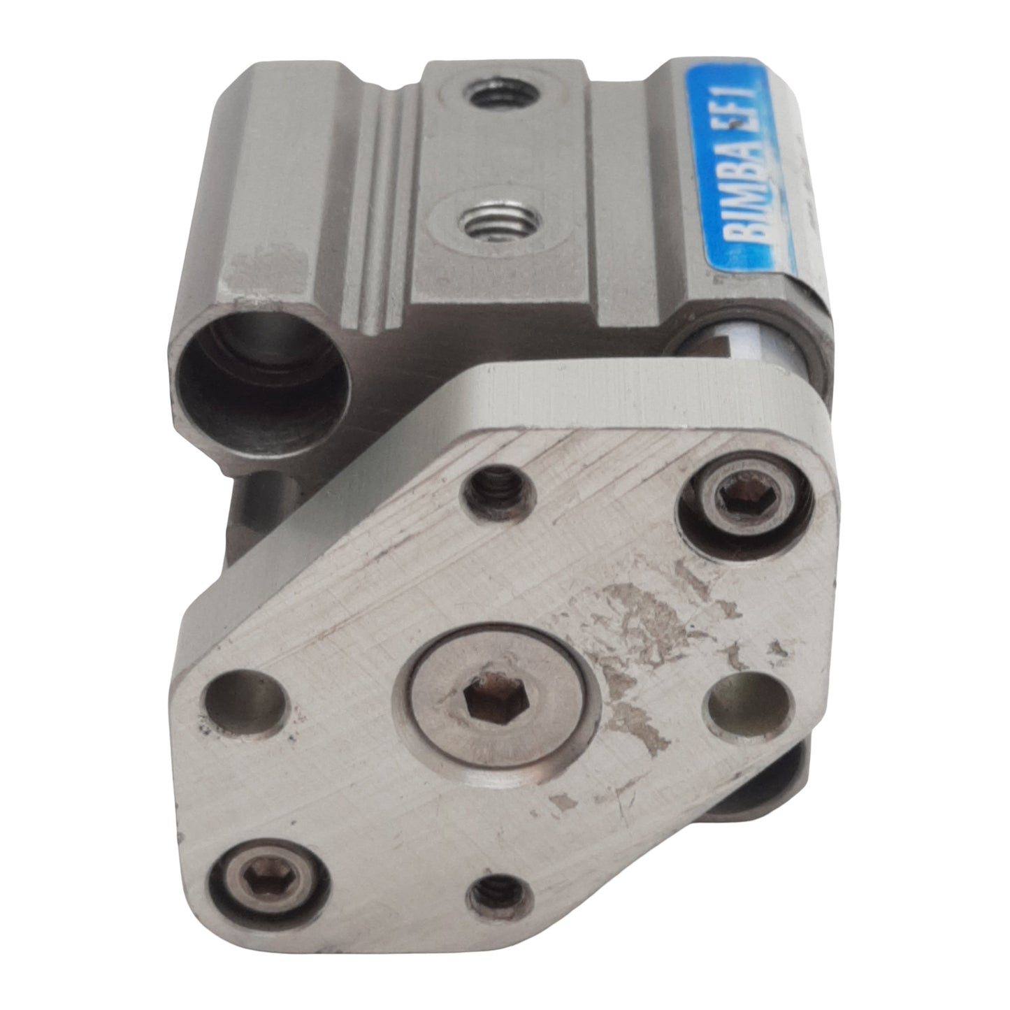 Used Bimba EFT-2010-E Pneumatic Compact Cylinder ø20mm Bore 10mm Stroke, #10-32 10bar