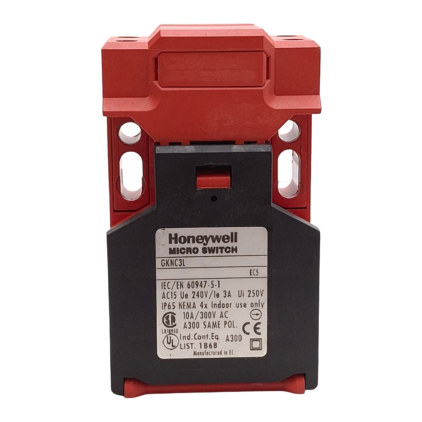 Used Honeywell GKNC3L MICRO SWITCH Key-Actuated Switch, 1NC/1NO BBM, 300VAC *No Key*