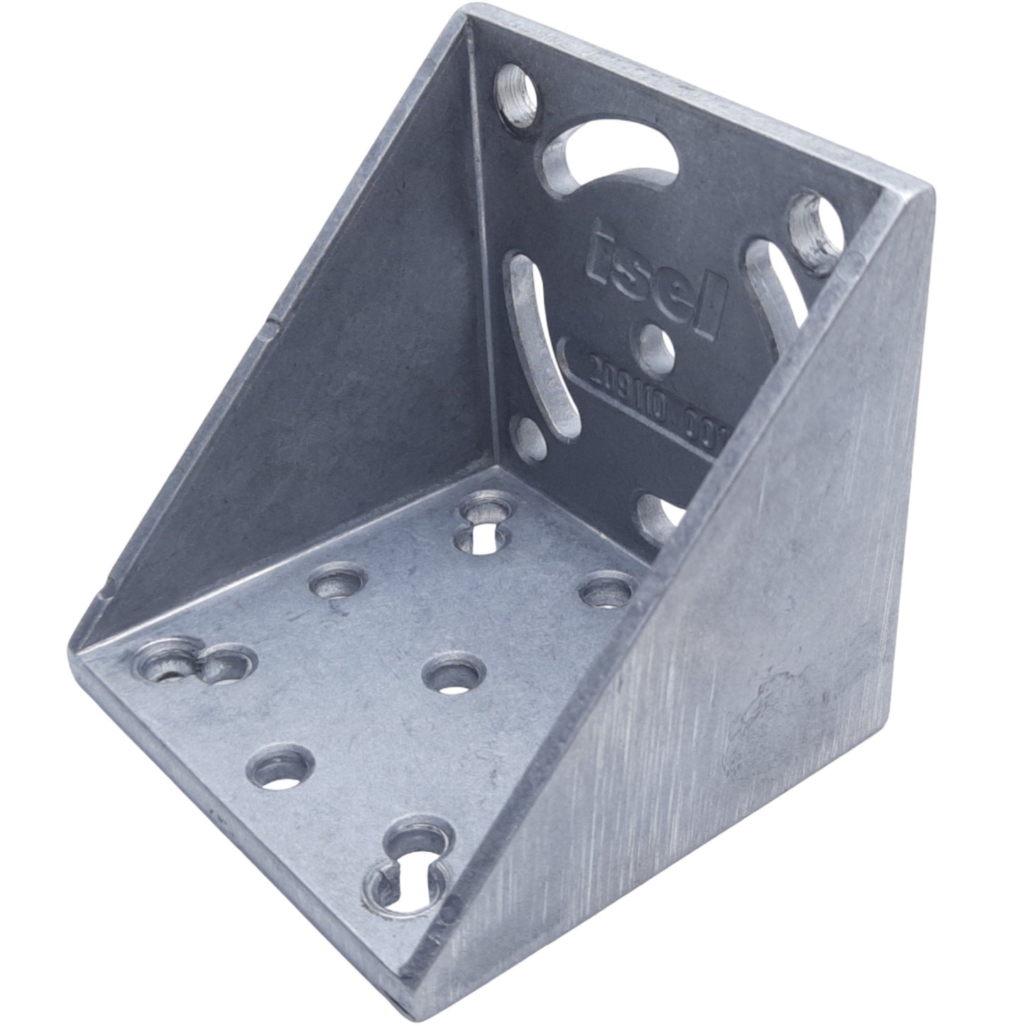 Used Lot of 2 Isel 209110 0010 WV 1 Right Angle Bracket, L 71mm x W 75mm x H 71mm