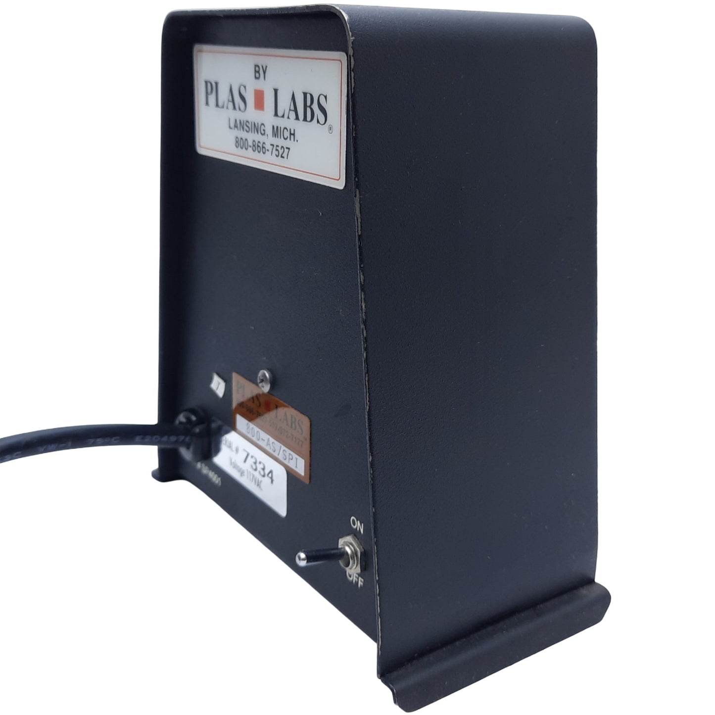 Used Plas Labs 800-AS/SPI Work Station Static Eliminator, 60Hz 117 VAC *Has Residue*