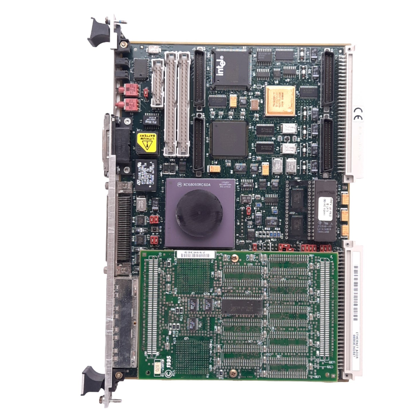 Used Motorola MVME 172-263 VME Embedded Controller, 16MB RAM, 60MHz, SCSI/Ethernet
