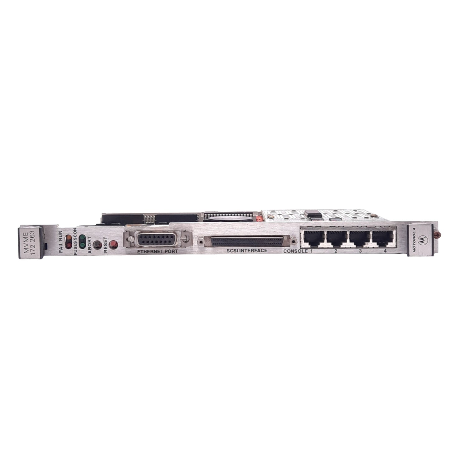 Used Motorola MVME 172-263 VME Embedded Controller, 16MB RAM, 60MHz, SCSI/Ethernet