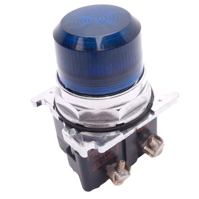 Used Eaton 10250T181NC4N Heavy Duty Blue Indicator Pilot Light, ø30.5mm, 120VAC Lamp