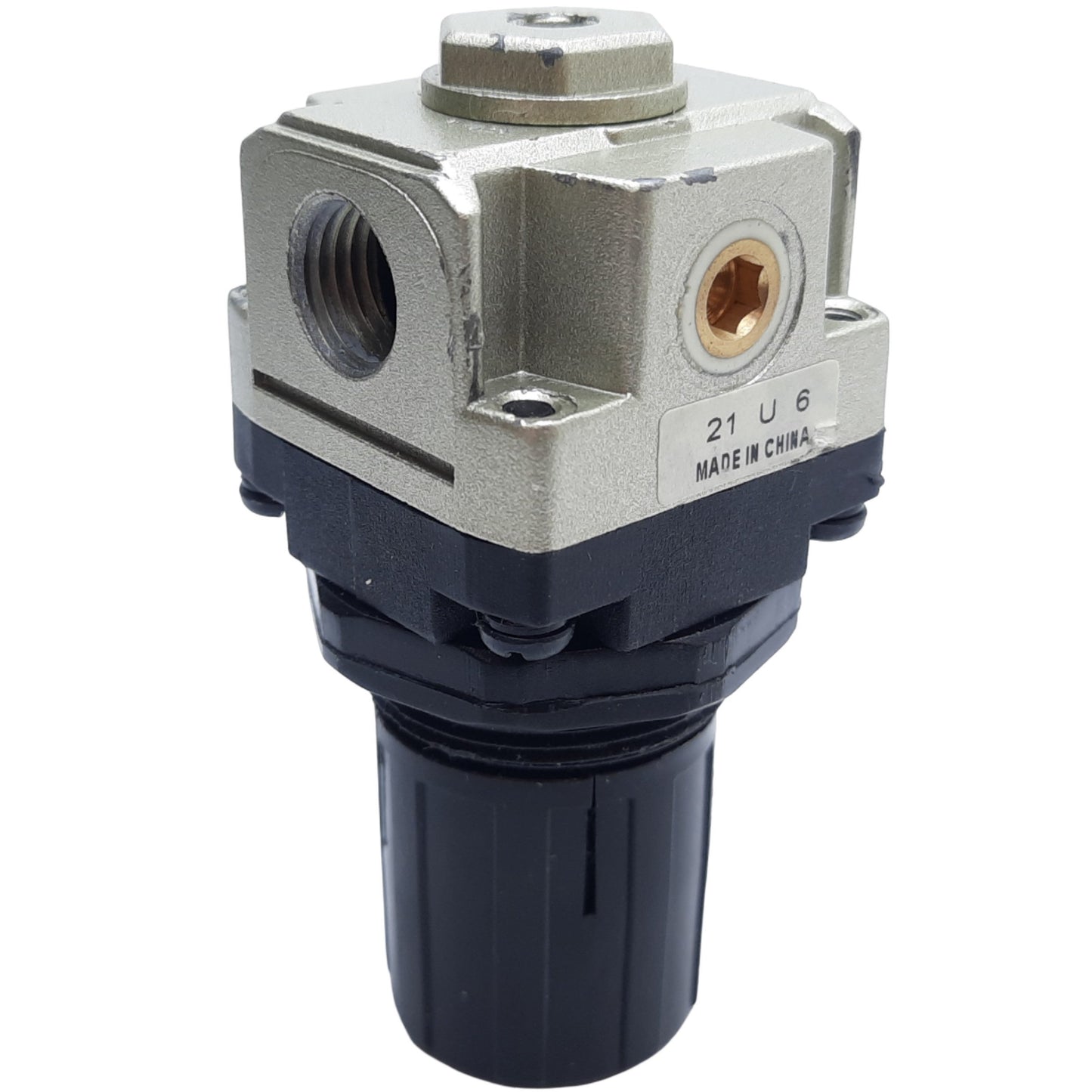 Used Clippard MMR-2Q-P30 Air Regulator, Port 1/4" NPT, Gauge Port 1/8" NPT, 7-30 PSIG