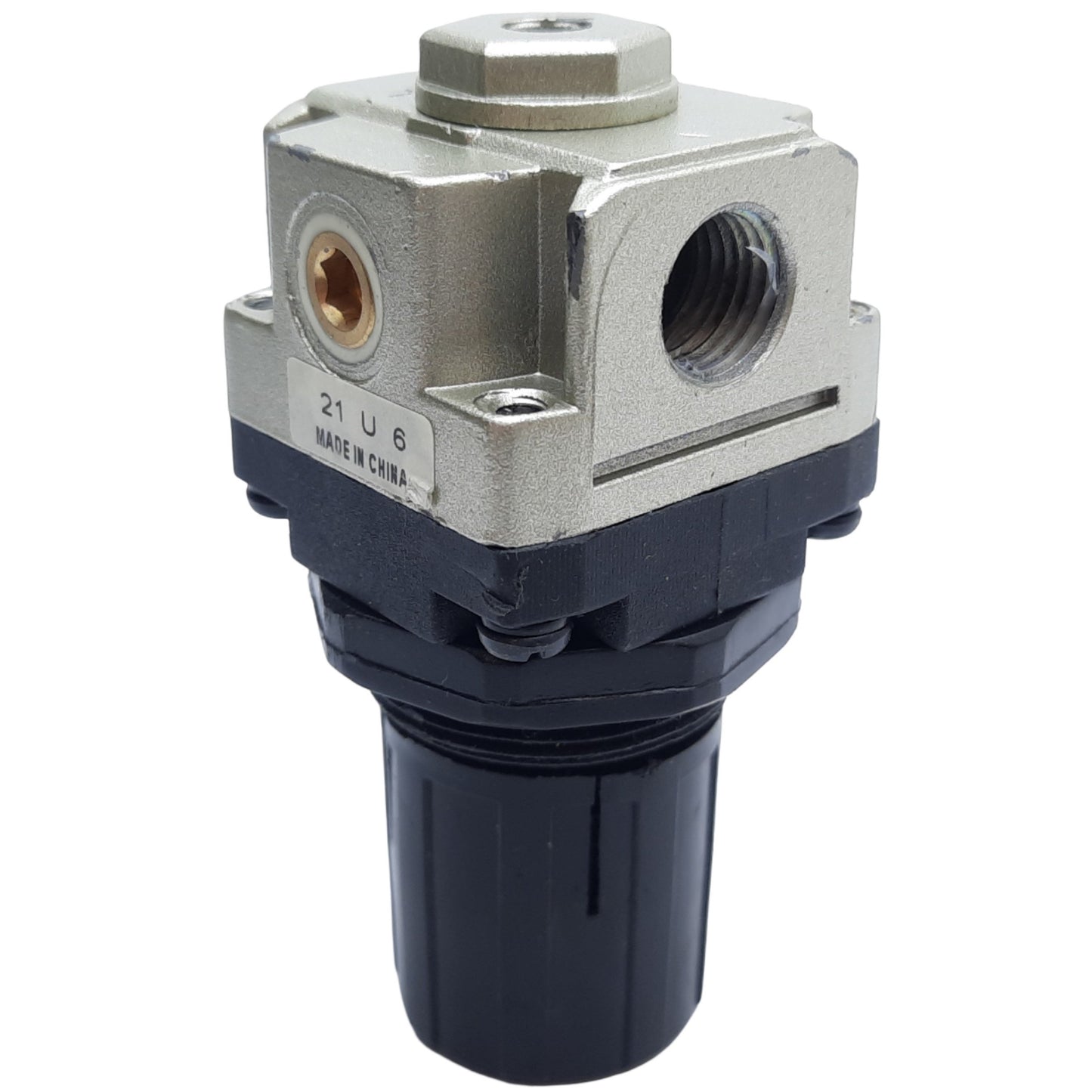 Used Clippard MMR-2Q-P30 Air Regulator, Port 1/4" NPT, Gauge Port 1/8" NPT, 7-30 PSIG