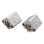 Used Lot of 2 SMC NCDQ2B20-10D Compact Cylinder ø20mm Bore, 10mm Stroke, #10-32 Ports