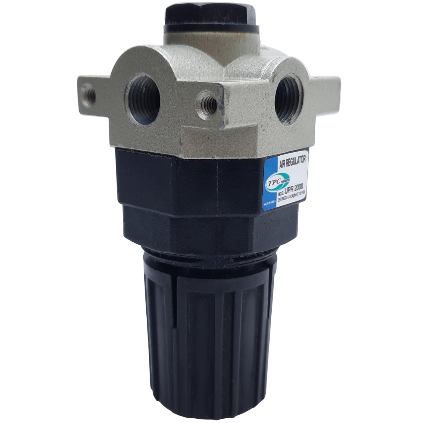 Used TPC UPR2000-01 Pneumatic Regulator, Port 1/8" NPT, 7-120PSI Set, 150PSI Max
