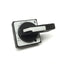 Used Moeller H-NZM7-NA Rotary Disconnect Switch Handle, Ø4-8mm, Padlockable *Cracked*