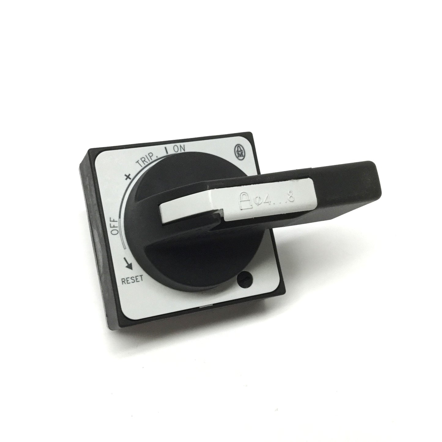 Used Moeller H-NZM7-NA Rotary Disconnect Switch Handle, Ø4-8mm, Padlockable *Cracked*