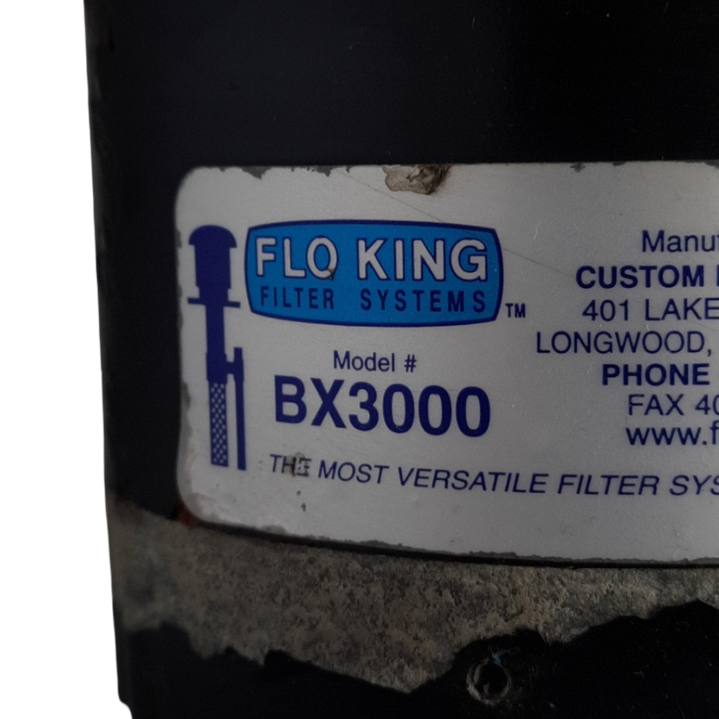 Used Flo King BX3000-12 Immersion Pump 27ft Head, 3000GPH, 120/240VAC 1/3HP Motor
