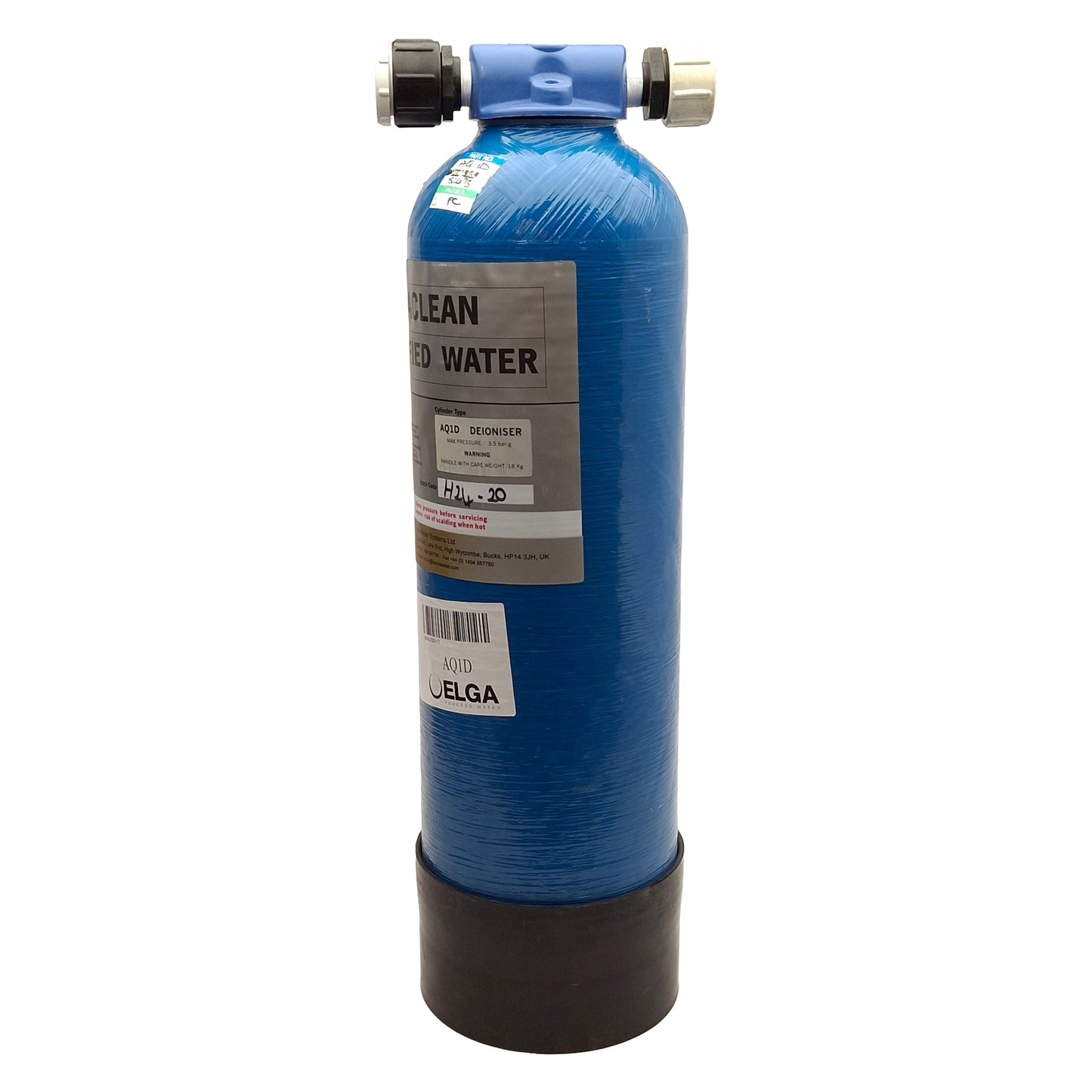 Used Veolia AQ1D Aquaclean Purified Water Deioniser, 140-600L/hr, 3.5bar, 70°C