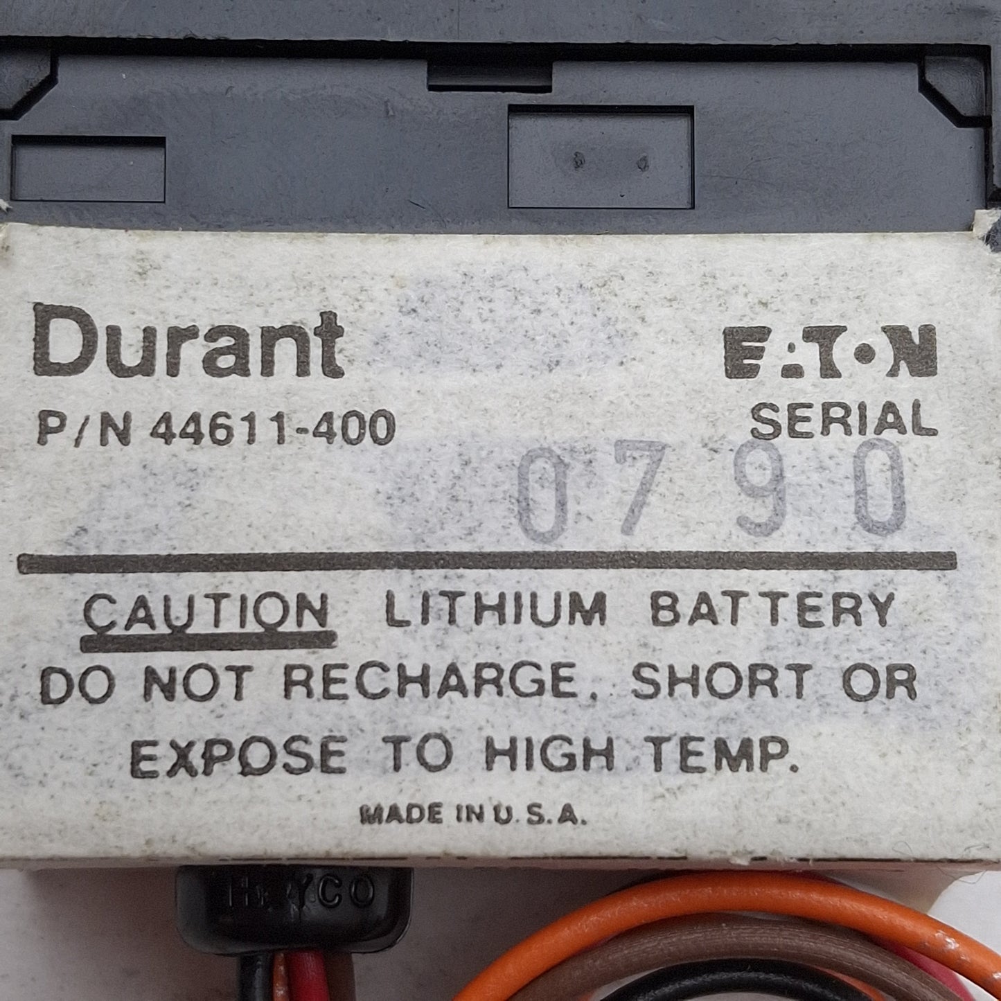 Used Durant 44611-400 Designmate Totalizer/Timer Module 8-Digit LCD, 1/32 DIN