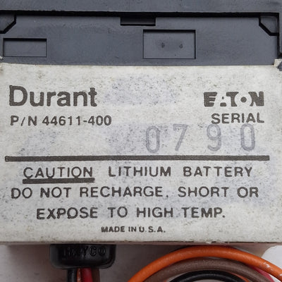 Used Durant 44611-400 Designmate Totalizer/Timer Module 8-Digit LCD, 1/32 DIN