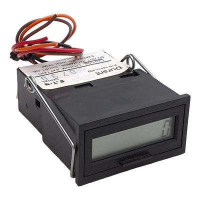 Used Durant 44611-400 Designmate Totalizer/Timer Module 8-Digit LCD, 1/32 DIN