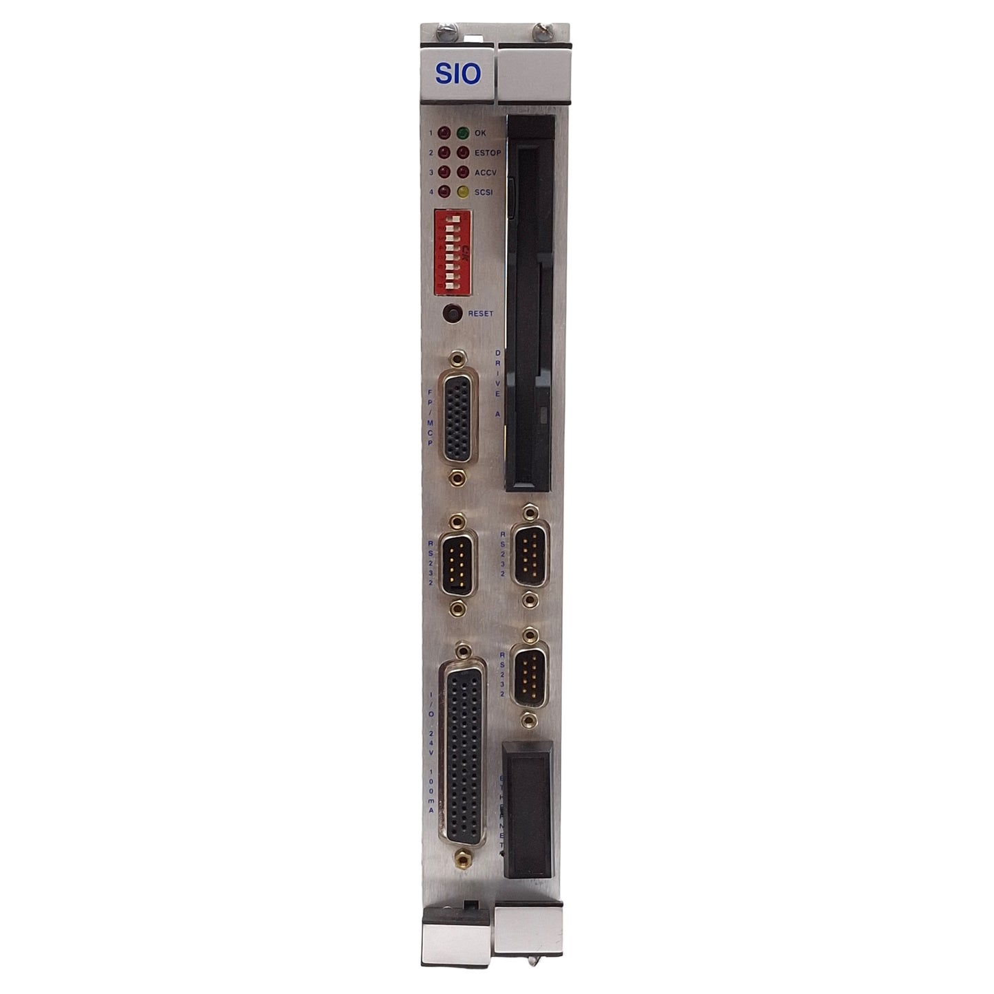 Used Adept 10332-12350 Rev. P8 SIO IDE FDD/HDD Module Card for MV Controller 3x RS232
