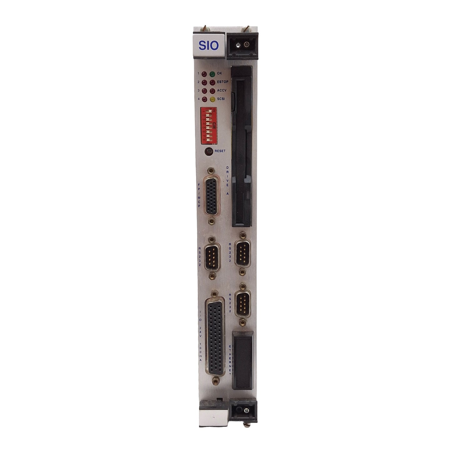 Used Adept 10332-12350 Rev. P5 SIO IDE FDD/HDD Module Card for MV Controller 3x RS232