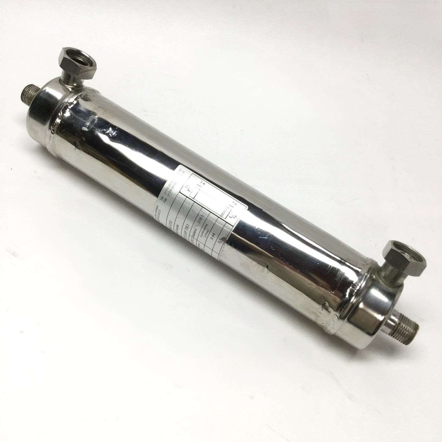 Used Spirec H.03.30.EP.TR1 Liquid Heat Exchanger -50 to 250°C, .44/.5L, 0.36m² x 0.3m