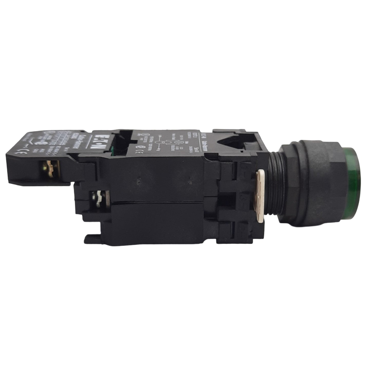 Used EATON E22TB3 Illuminated Push Button 1NO Contact, Momentary, Green, 22.5mm