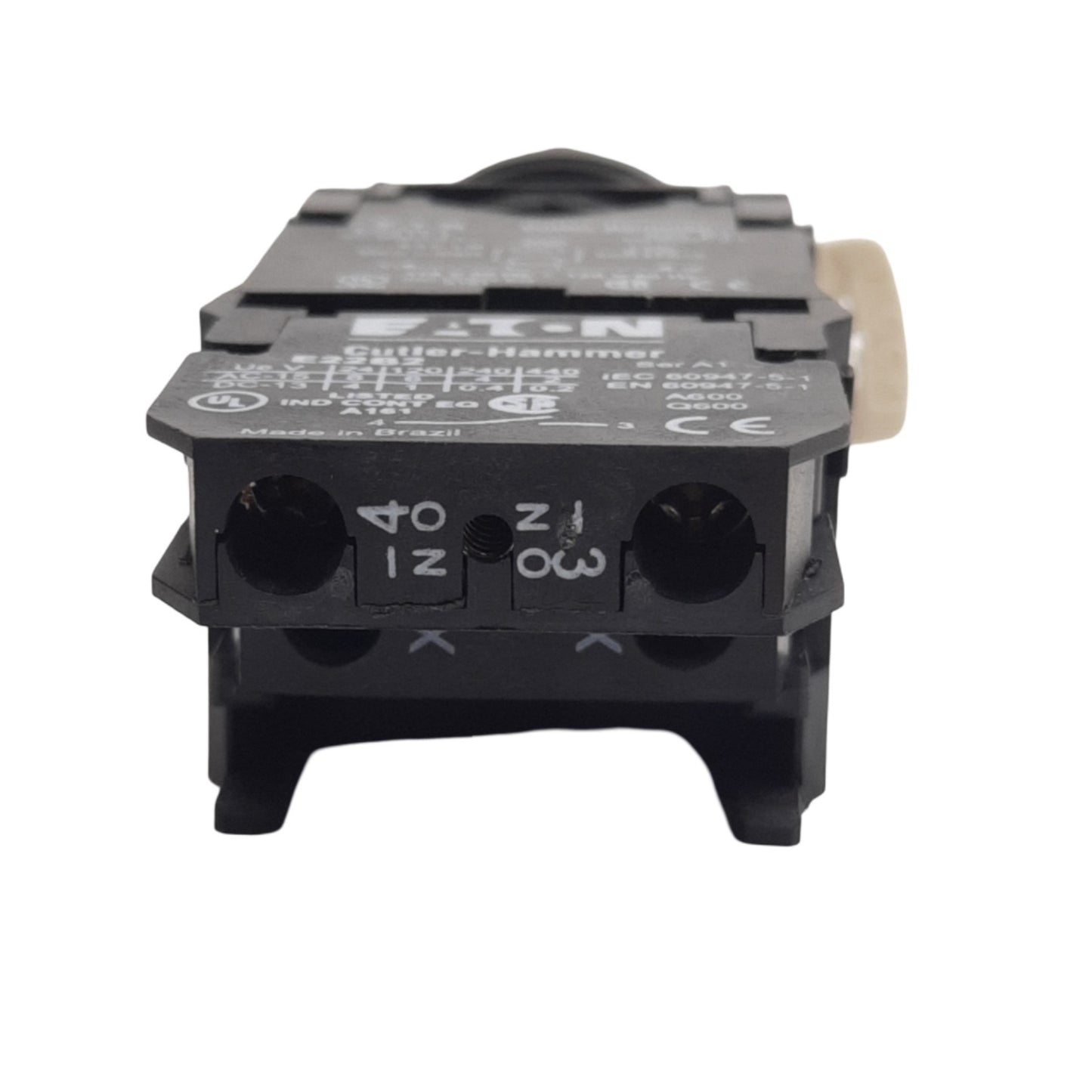 Used EATON E22TB3 Illuminated Push Button 1NO Contact, Momentary, Green, 22.5mm