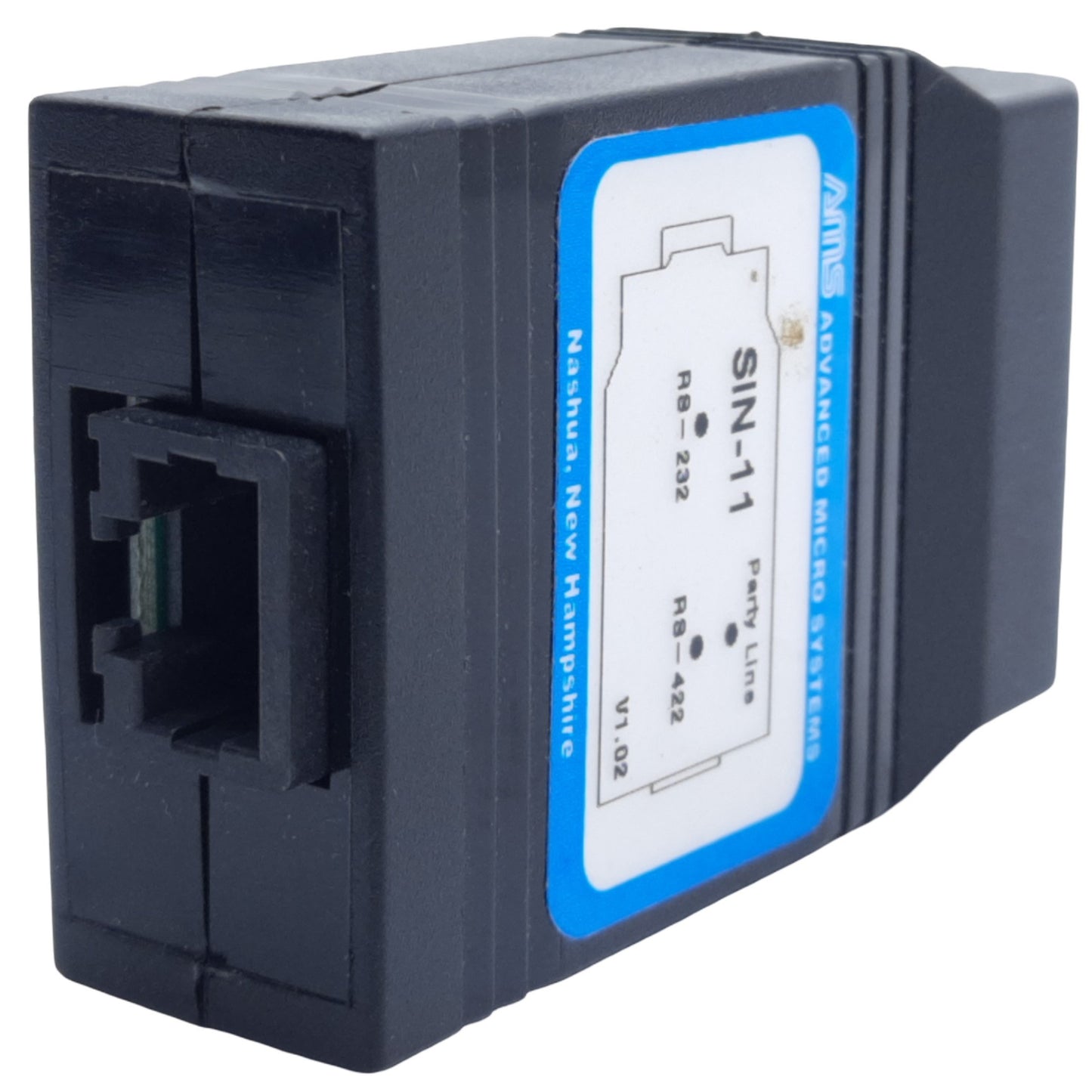 Used AMS SIN-11 Serial Interface Adapter RS-232 Serial Port, 9600 Baud