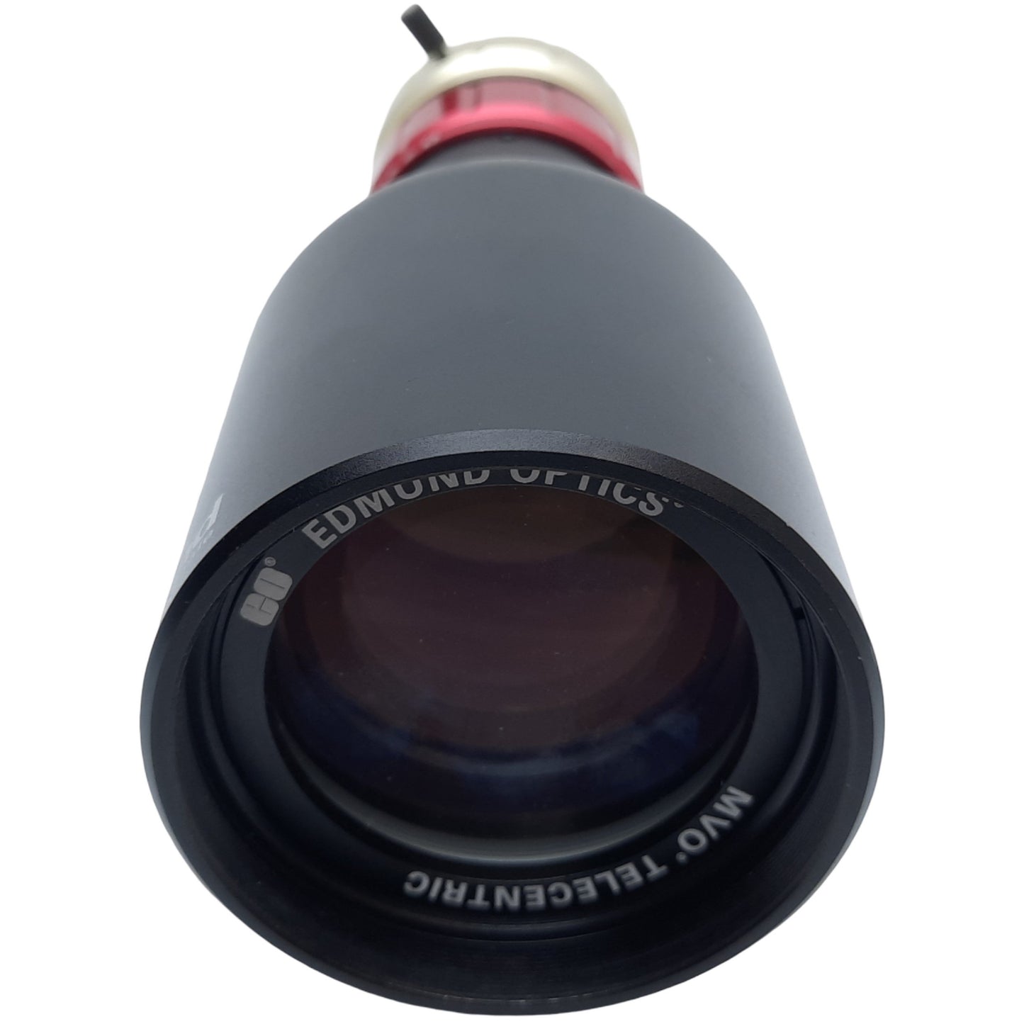 Used Edmund Optics 55349 Gold Series Focusable Telecentric Lens, W.D 161-186mm, 0.25x
