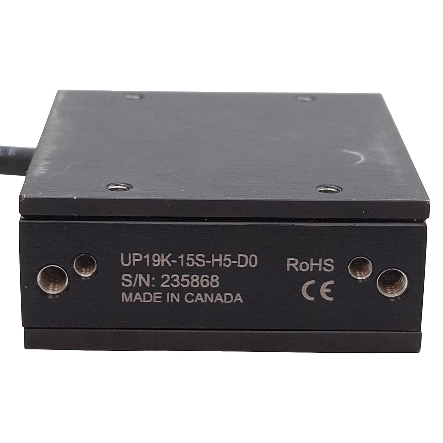Used Gentec UP19K-15S-H5-D0 Thermopile Laser Power Sensor, 0.193-20µm, 15-30W, DB15