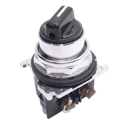 Used Eaton 10250T20KB Selector Switch, 2-Position Maintained, ø30.5mm, 1NO 1NC, 600V