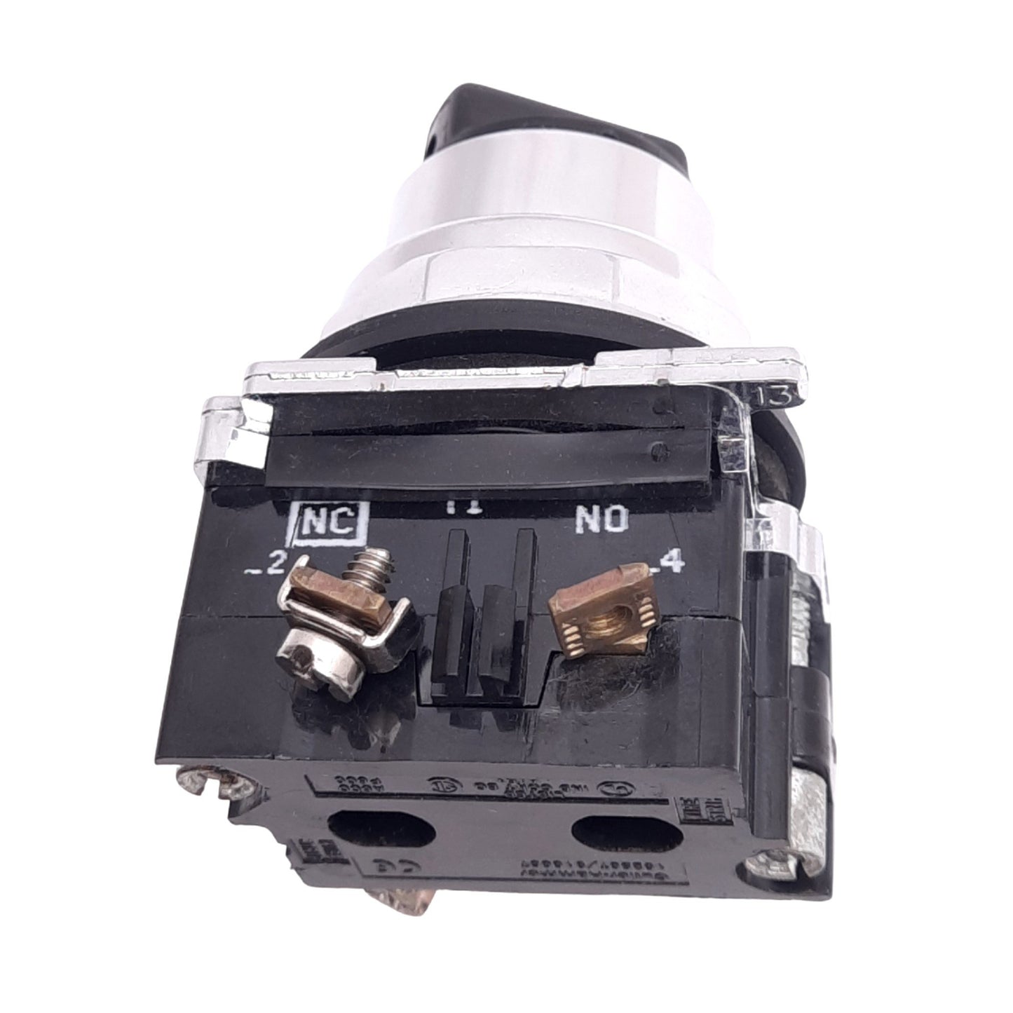 Used Eaton 10250T20KB Selector Switch, 2-Position Maintained, ø30.5mm, 1NO 1NC, 600V