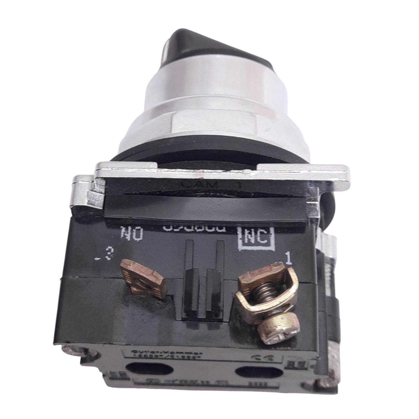 Used Eaton 10250T20KB Selector Switch, 2-Position Maintained, ø30.5mm, 1NO 1NC, 600V