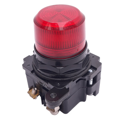Used Eaton 91000T181NC1N Red Indicator Pilot Light, ø30.5mm, 120VAC Lamp