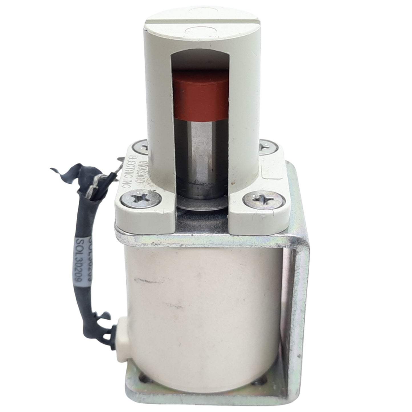 Used Takasago Electric PK-6405-NC Solenoid Pinch Valve, 2-Way NC, 24VDC, 50kPa
