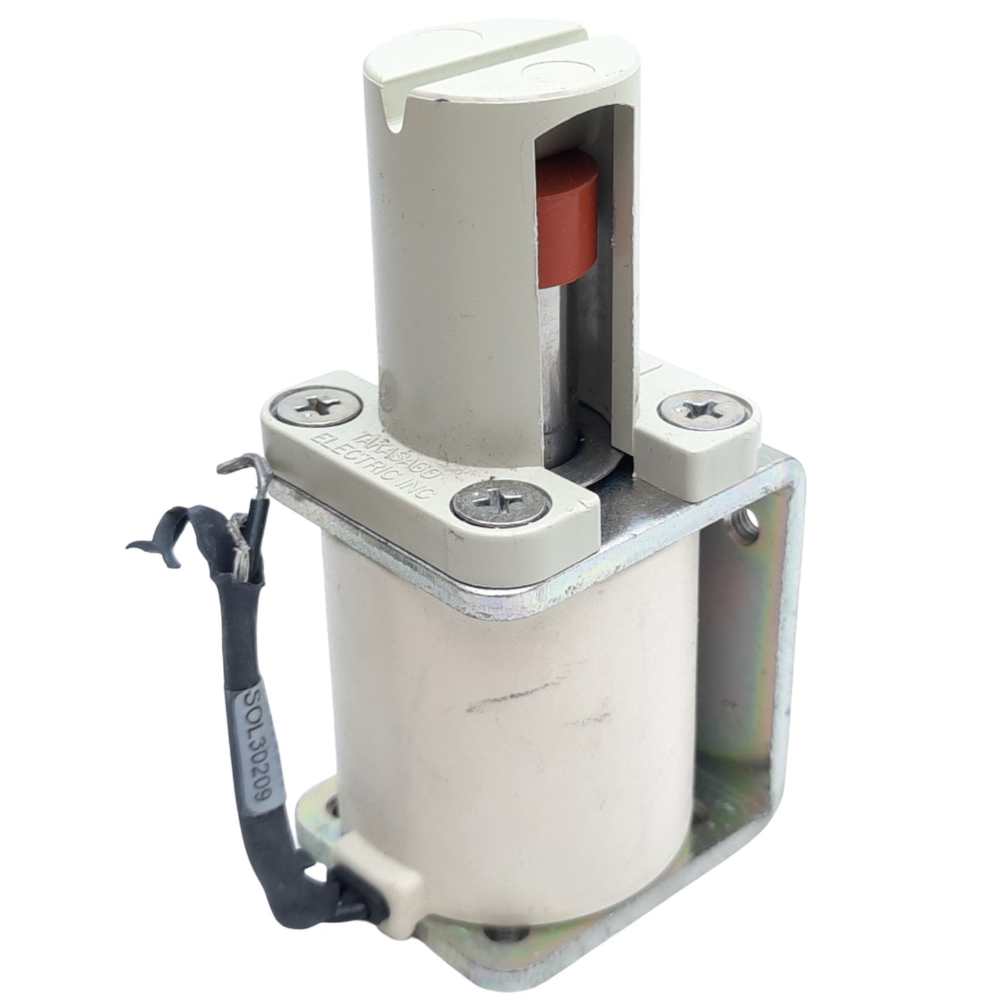 Used Takasago Electric PK-6405-NC Solenoid Pinch Valve, 2-Way NC, 24VDC, 50kPa