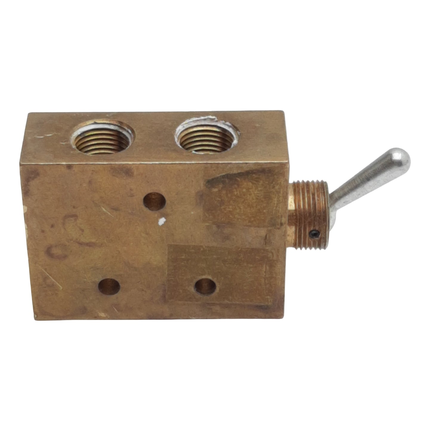 Used Humphrey 41V TAC² Miniature Toggle Valve, 5/4-Way, 0-125psi, 1/8in NPSF, #10-32