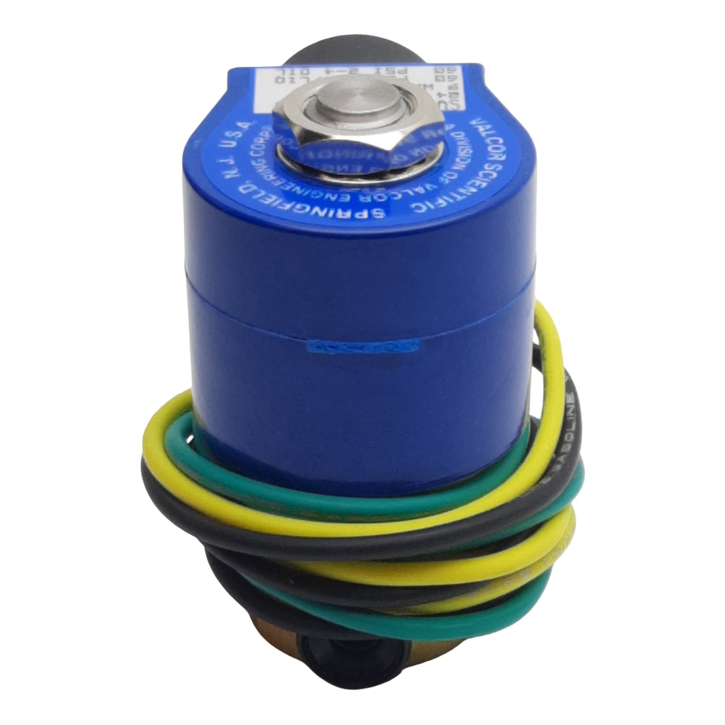 New Valcor SV331GF16V8AD5 Solenoid Valve, 2-Way, 1/8in NPT, 0-60psi, 24VDC Coil