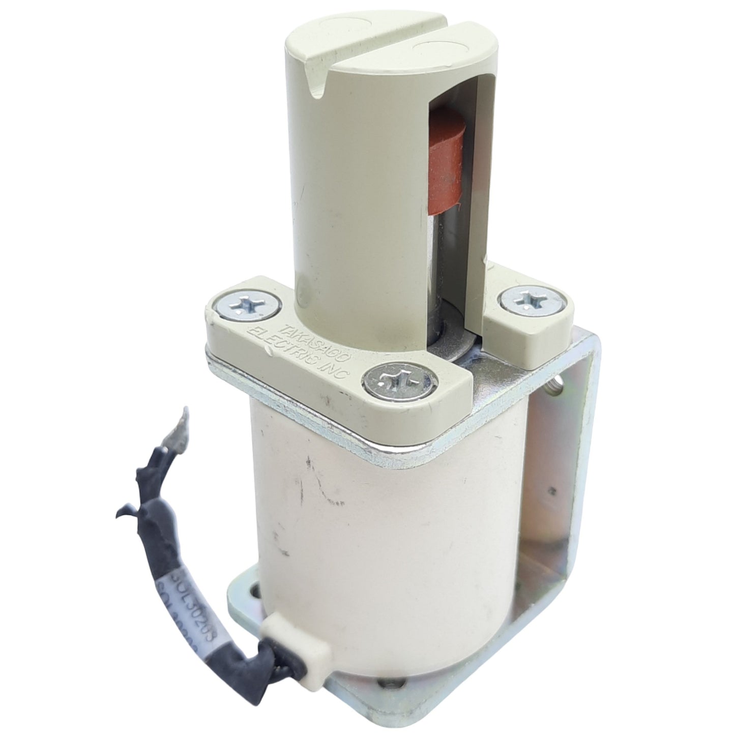 Used Takasago Electric PK-3205-NC Solenoid Pinch Valve 2-Way Normally Closed, 24 VDC