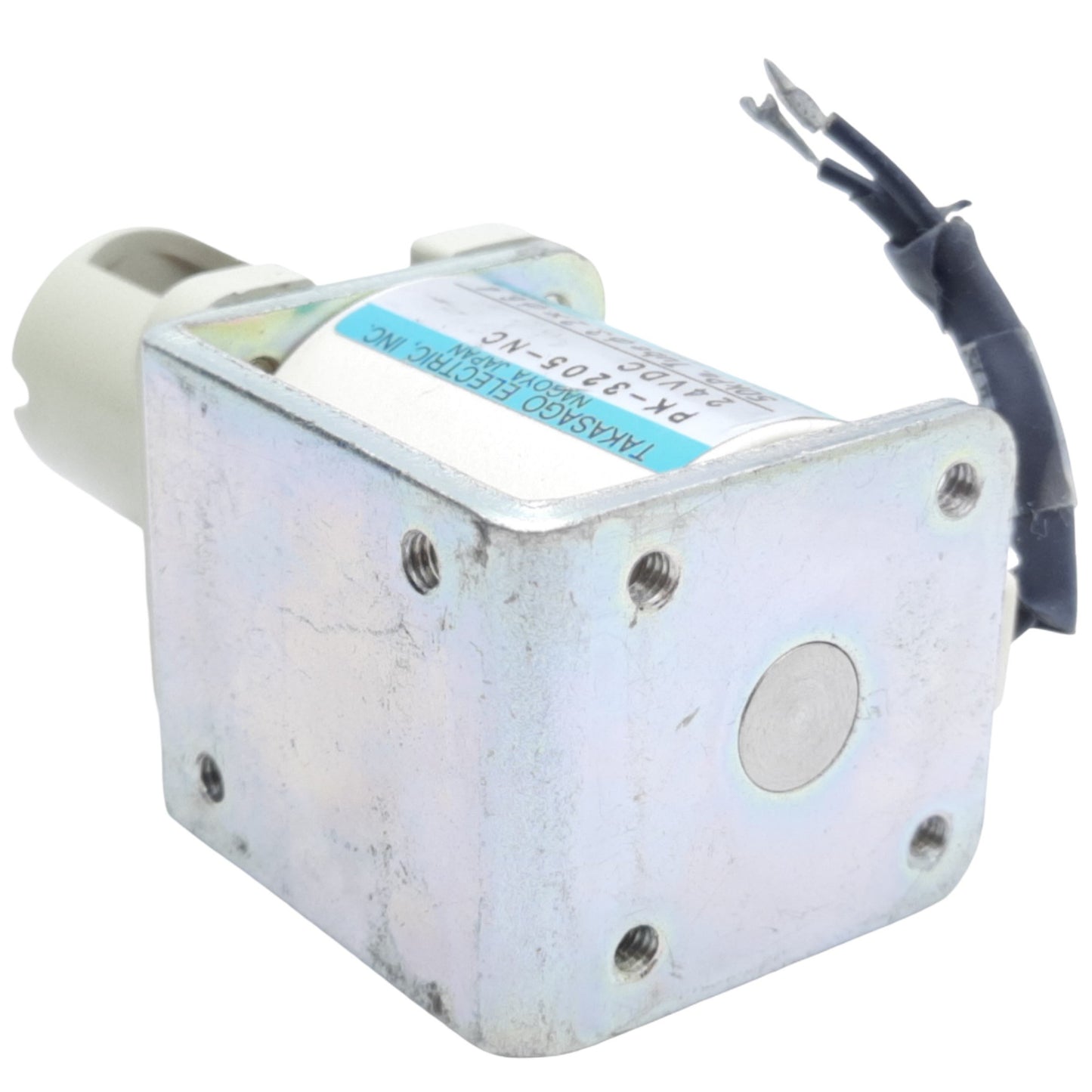 Used Takasago Electric PK-3205-NC Solenoid Pinch Valve 2-Way Normally Closed, 24 VDC