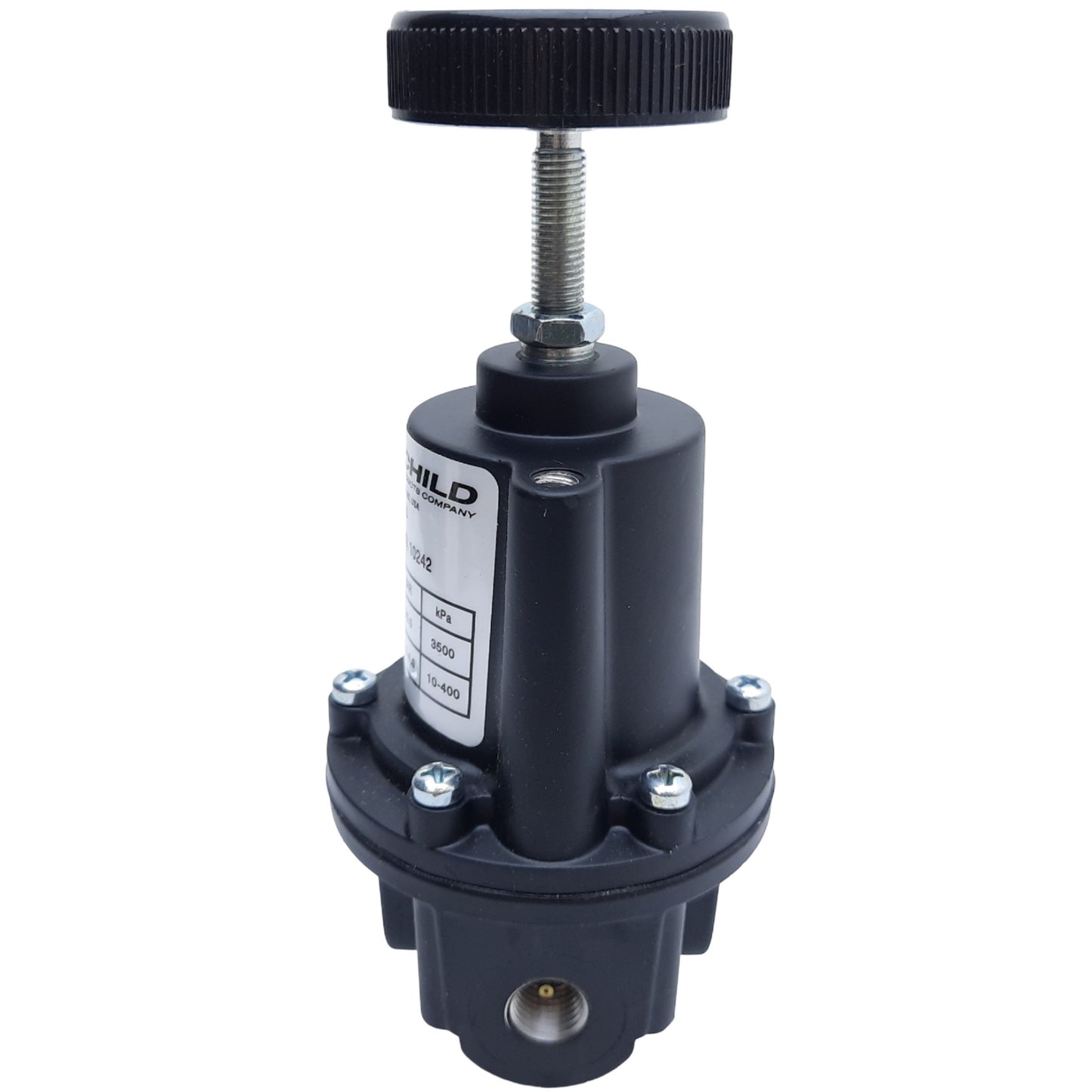 New – Open box Fairchild 10242 Pneumatic Pressure Regulator, 1/4" NPT, 1-60PSI Set, Max. 500PSI