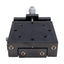 Used Del-Tron 750-X Linear Positioning Stage 1/2in Travel, 2.62x2.62in Table, 6-32UNF