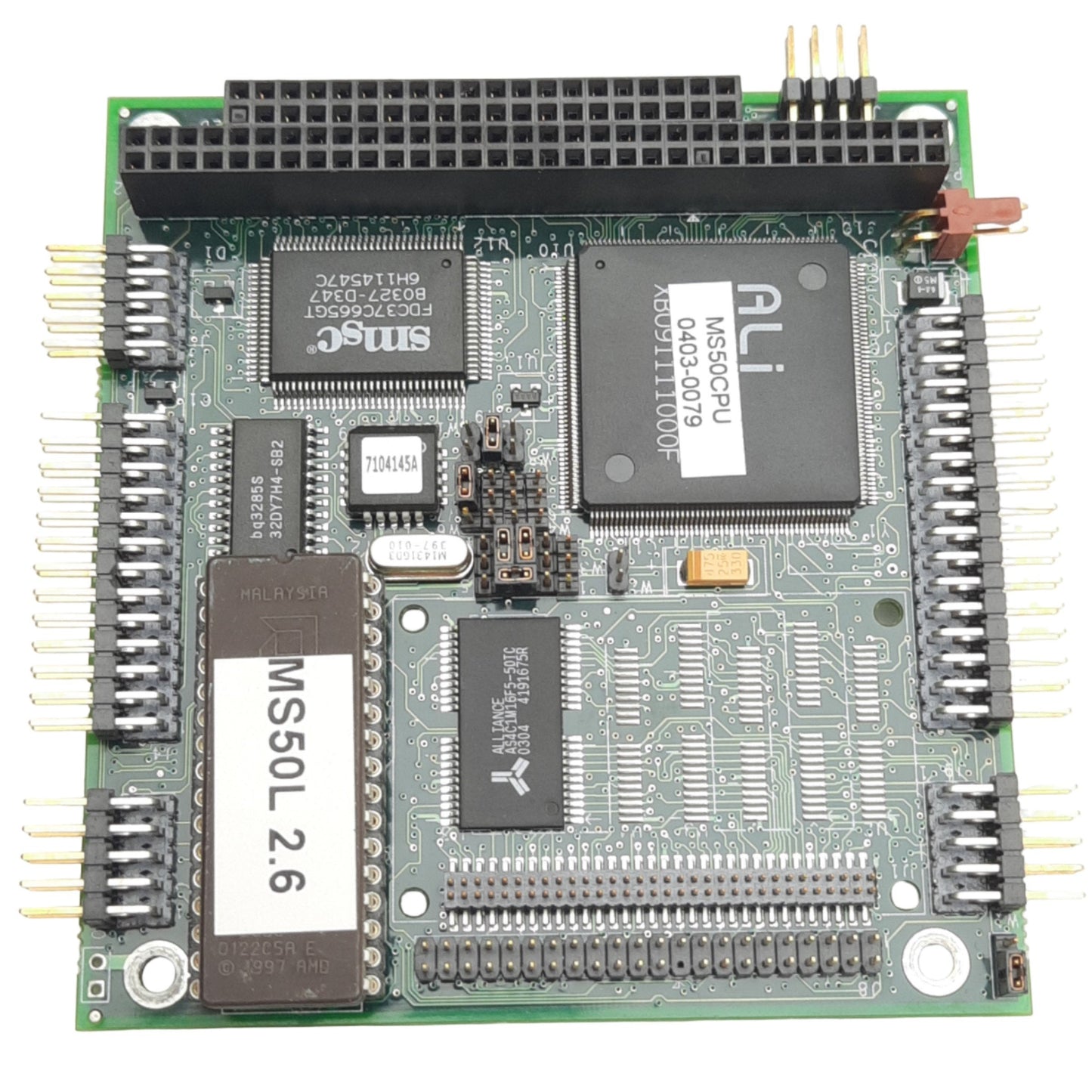 Used Ampro CM2-SXI-Q-73 CoreModule 2 or 4 Mbytes DRAM, RS485 Connector, 500mA, ±5V