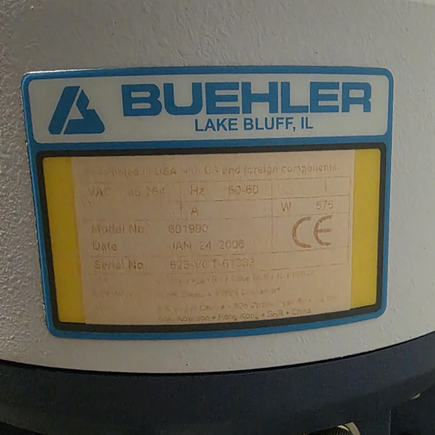 Used Buehler 49-5102-115 Phoenix Beta Twin Wheel Grinder-Polisher W/Vector Power Head