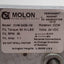Used Molon CHM-2425-1M Permanent Magnet DC Gearmotor 50in-lbs 25rpm ø8mm Shaft 24VDC