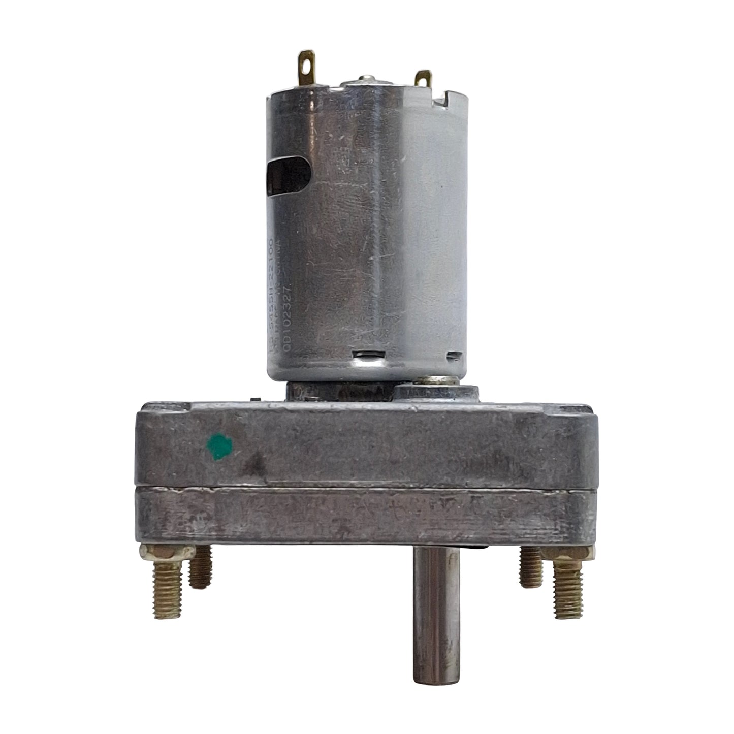 Used Molon CHM-2425-1M Permanent Magnet DC Gearmotor 50in-lbs 25rpm ø8mm Shaft 24VDC