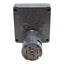 Used Molon CHM-2425-1M Permanent Magnet DC Gearmotor 50in-lbs 25rpm ø8mm Shaft 24VDC