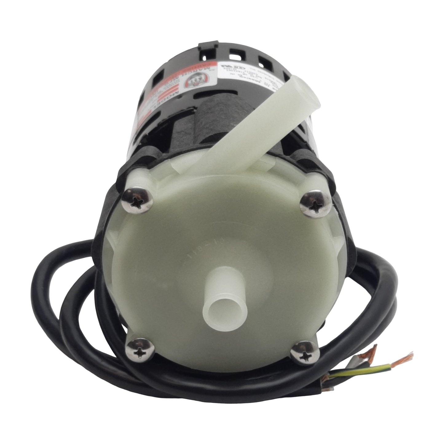 Used March MDX-1/2 Magnetic Drive Pump, 6gpm, 50psi, ø1/2in OD, 115VAC, 1750rpm