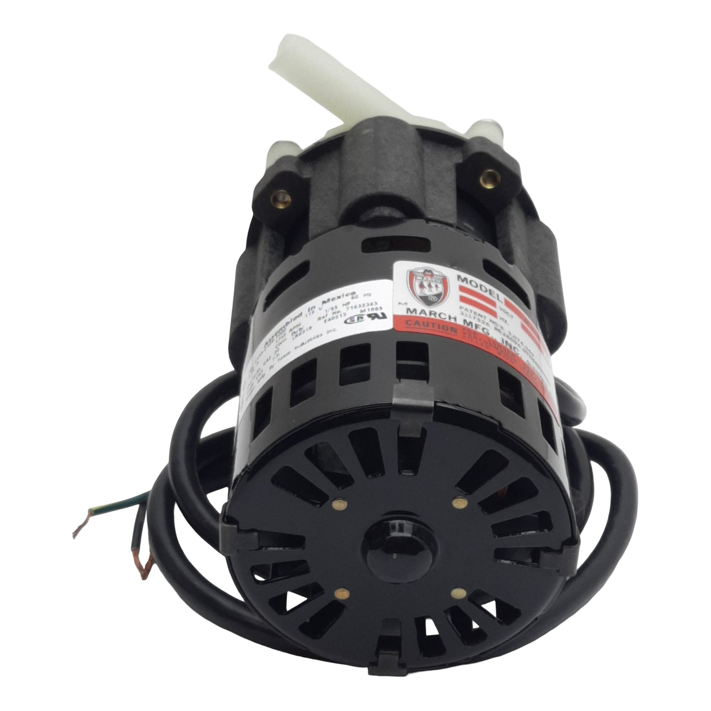 Used March MDX-1/2 Magnetic Drive Pump, 6gpm, 50psi, ø1/2in OD, 115VAC, 1750rpm