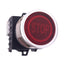 New Kacon K25F-27 Red STOP Illuminated Pushbutton, 25mm, 1NO, 24V LED, 250VAC 6A Max