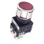 New Kacon K25F-27 Red STOP Illuminated Pushbutton, 25mm, 1NO, 24V LED, 250VAC 6A Max